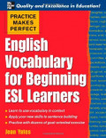 English Vocabulary for Beginning ESL Learners