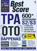 Best Score TPA OTO Bappenas 600+