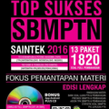 Top Sukses SBMPTN SAINTEK 2016