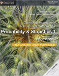 Probability & Statistics 1 Coursebook With Cambridge Online Mathematics : Cambridge International AS & A Level Mathematics