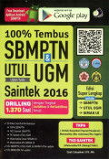 100% Tembus SBMPTN Utul UGM SAINTEK 2016