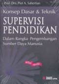 Konsep Dasar & Teknik Supervisi Pendidikan