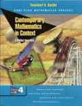 Contemporary Mathematics in Context : Part B : Teacher;s Guide