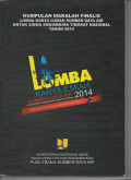 Kumpulan Makalah Finalis Lomba Karya Ilmiah Sumber Daya Air untuk Siswa SMS/SMK/MA Tingkat Nasional Tahun 2014