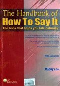 The Handbook of How To Say It