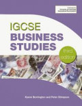 Cambridge IGCSE Business Stidies Third Edition
